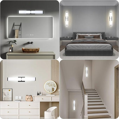 40 inch Bathroom Vanity Light 2700/3000/3500/4000/5000k Dimmable, Black Modern Matte for Vanity Lighting Over Mirror LED, Equivalent to Incandescent 350W, ETL Certificated (1 Pack)