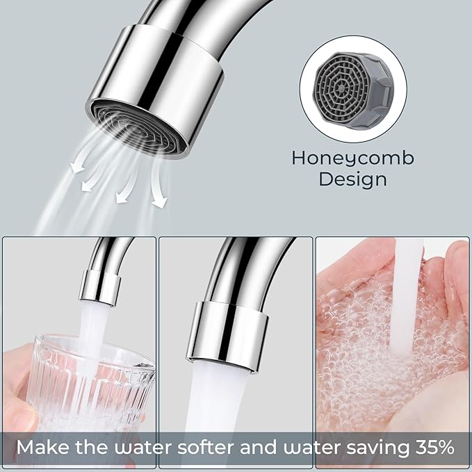 4 inches Bathroom Faucet for 3 Hole,2-Handle Bathroom Sink Faucets with Pop Up Drain (Chrome)