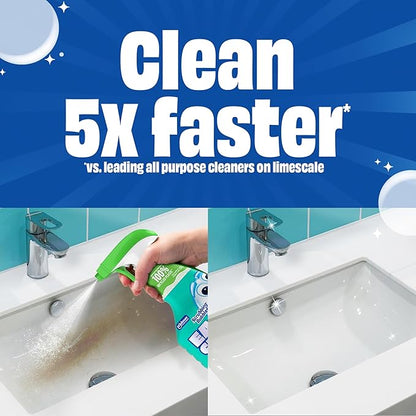 Scrubbing Bubbles Easy Clean Foaming Bleach-Free Bathroom All Purpose Cleaner, Fast-Acting Foam Cleans Limescale, Dirt and Grime on Showers, Sinks, Toilets, Tiles, Counters, & More, 32oz Spray, 2 Pack