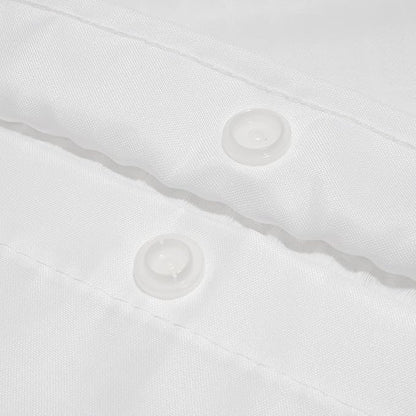 River Dream Fabric Snap-in Shower Curtain Liner Replacement: Removable to Attach, White, 70x54 | Water Repellent, for No Hook Shower Curtain, Snap On/Off & Removable Replacement Liner, 70W x 54H Standard Size
