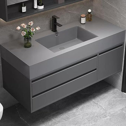 Bathroom Vanity - Modern Floating Vanity with Sink Top, for Bathroom (Mirror Cabinet Not Included) (24'')