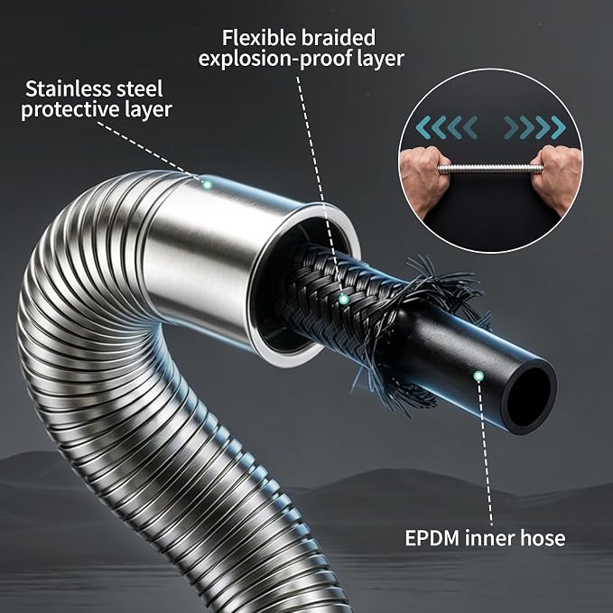 SR SUN RISE NSF Certified Filtered Shower Head with Handheld for Hard Water to Remove Chlorine High Pressure 9-Spray Setting (with Power Wash) Anti-Clog Nozzles(1Filter, Brushed Nickel)