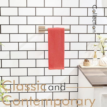 KOKOSIRI Bathroom Towel Bar Hand Towel Holders Wall Mount Toilet Kitchen Cabinet Paper Holder Stainless Steel Bath Hardware Champagne Bronze, B3008CPG