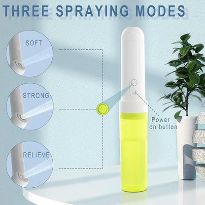 Portable Bidet for Travel - 800mAh USB-C Rechargeable Bidet Sprayer, 3 Spray Modes, IPX7 Waterproof & 180° Foldable Mini Travel Bidets for Women and Men (Green)