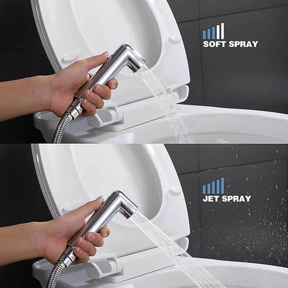 Handheld Bidet Sprayer for Toilet - Bum Gun Bidet Sprayer Kit with Adjustable Pressure, Bathroom Bidet Attachment, Cloth Diaper Sprayer, Feminine Wash, Easy Install
