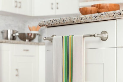 Moen DN6818BN Sage 18-Inch Single Towel Bar, Brushed Nickel
