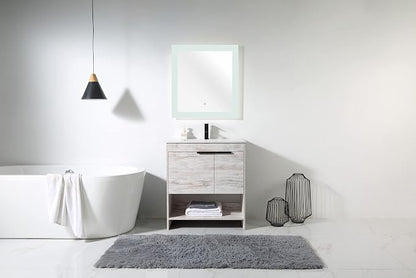 Phoenix 30 Inch Bathroom Vanity with Sink – Modern Design, Soft-Close Doors, Storage Drawers, Durable Build – Rustic Vanity for Small Bathrooms (Full Assembly Required)