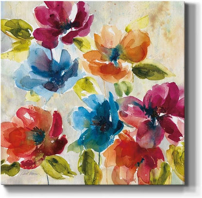 Renditions Gallery Color My World Wall Art, Premium Gallery Wrapped Canvas Decor, Ready to Hang, 16 in H x 16 in W, Made in America Print