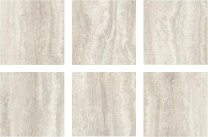 FloorPops FP3327 Platinum Peel & Stick Floor Tiles, Grey (Pack of 2)