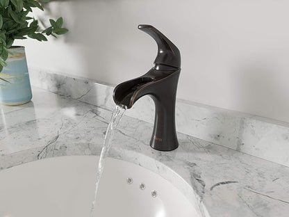 Pfister Jaida Bathroom Sink Faucet, Single Control, 1-Handle, Single Hole, Tuscan Bronze Finish, LF042JDYY