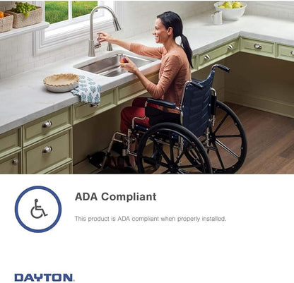 Elkay Dayton D225191 Equal Double Bowl Drop-in Stainless Steel Sink 25 x 19 x 6.25"