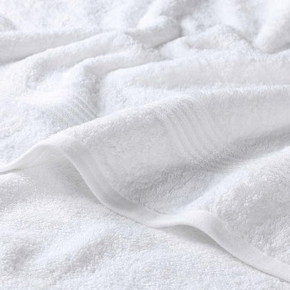 SUPERIOR Egyptian Cotton Bath Towel Set, Home Bathroom Towels, Master, Guest Bath, Decor Essentials, Quick Dry, Absorbent, Large Body Towels, Spa, Hotel, Resort, Adult, Kids, Set of 2, White