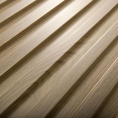 Art3d Fluted Slat 3D Wall Panels, Drop Ceiling Tiles, 12-Pack, Walnut | 24" x 48" , Lightweight, Break-Proof, Compatible with Grid System, Ideal for Home, Commercial Spaces
