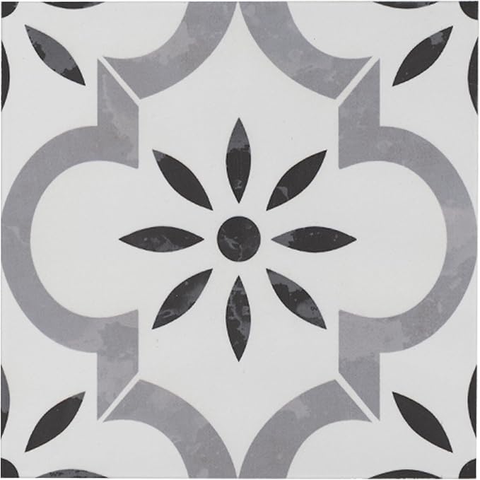 MSI Azila Sample Encaustic Matte Porcelain Wall and Floor Tile for Bathroom, Kitchen Backsplash, and Countertop