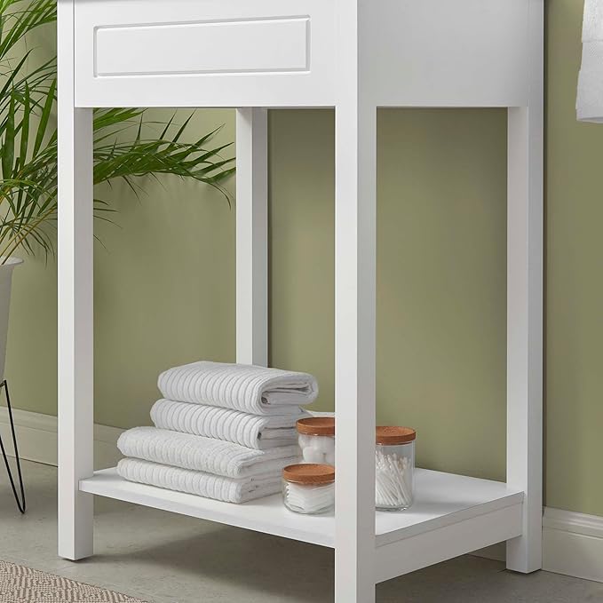 Modway Altura 24" Bathroom Vanity Cabinet (Sink Basin Not Included), 24 Inch, White