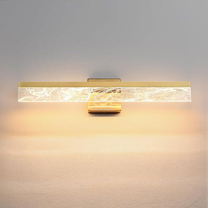 Gold Vanity Light - 24 Inch Modern Bathroom Light Fixture Over Mirror 18W 3000K Warm Lighting Dimmable LED Vanity Lights for Bathroom Restroom Mirror