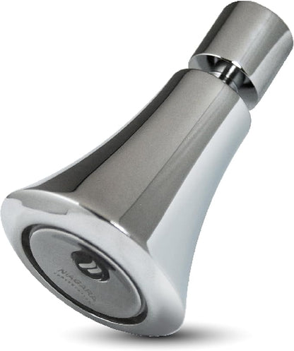 Niagara Conservation N2150-TP Luxury Spa 1-Spray with 1.5 GPM 2.35-in. Wall Mount Adjustable Fixed Shower Head in Chrome, 1-Pack | Bathroom Shower Head Sprayer with Pressure Compensation