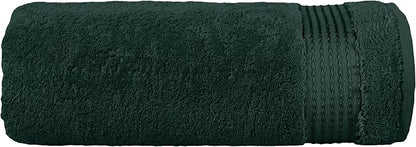 Elegant Comfort Premium Turkish Cotton 1 Piece Jumbo Bath Towel - 35 x 70 inch, Luxurious Hotel Spa Quality 100% Turkish Cotton Large Bath Towel - Highly Absorbent - Soft Bathroom Towel, Hunter Green