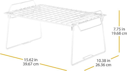 Whitmor Wire Grid Stacking Utility Shelf (Pack of 6)