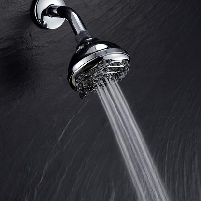7-Function Luxury Shower Head, High Pressure Adjustable Shower Head with Massage Mist and Water Saving Mode for Low Flow Showers- Chrome