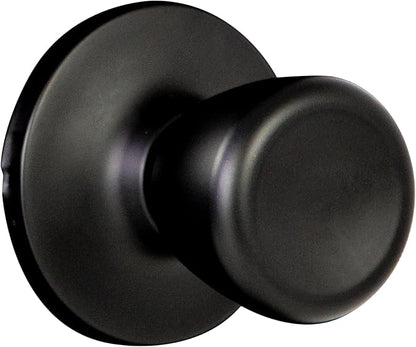 Design House Terrace Non-Turning One-Sided Dummy Door Knob, Matte Black, 728386-MB
