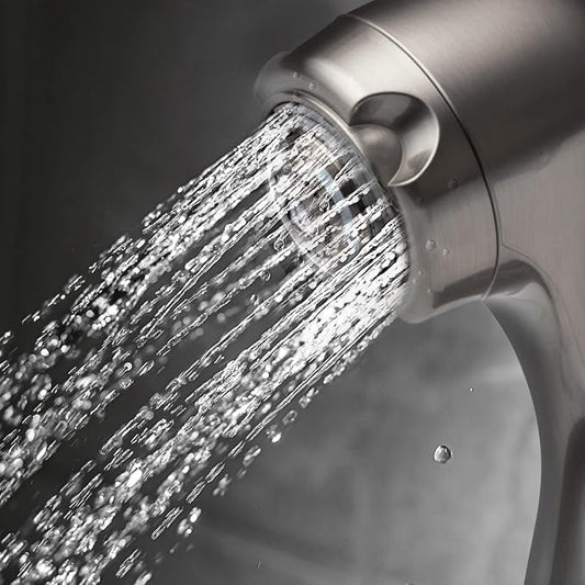 Niagara Conservation Luxurious Water-Efficient Handheld Showerhead, Earth Massage Spa with 3 Spray Settings, Brushed Nickel Finish, 1.5 GPM, Includes 72-Inch Hose and Mounting Bracket (N2945BN)
