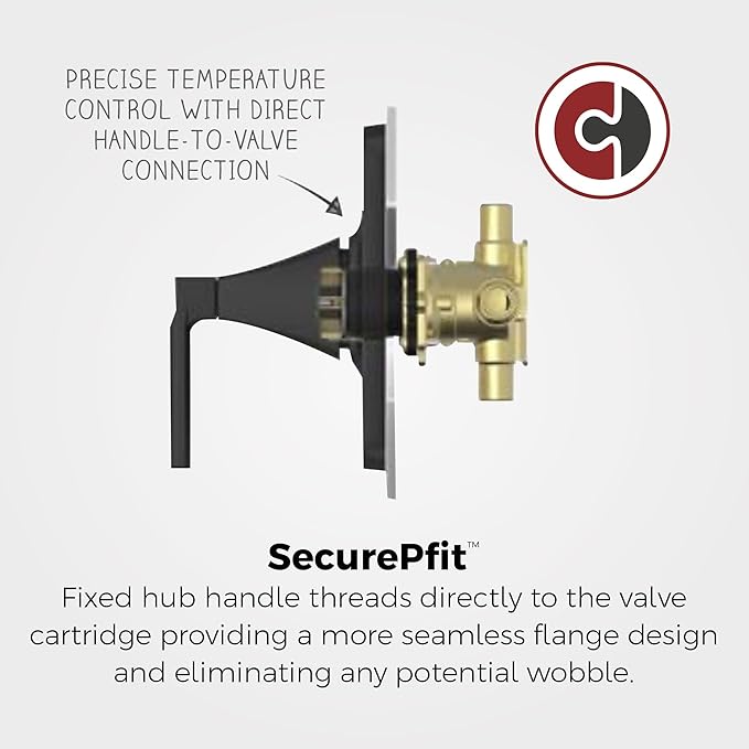 Pfister 8P8-WS2-JDSGS Jaida 1-Handle Tub & Shower Faucet with Adjustable Spray Width In Spot Defense Brushed Nickel