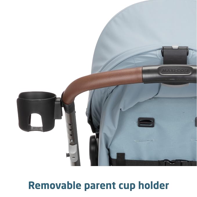 Maxi-Cosi Zelia 2 Luxe 5-in-1 Modular Travel System, New Hope Grey