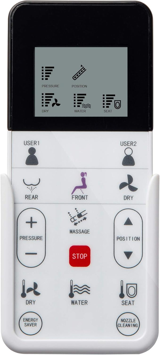 WOODBRIDGE BID-01 Smart Toilet Seat, White