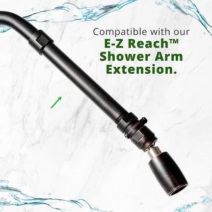 High Sierra® - CLASSIC™ Solid Lead-Free Metal 1.8 GPM Award Winning. Low Flow Shower Head with Trickle Valve. Patented Nozzle Never Clogs - Oil Rubbed Bronze Finish
