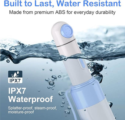 Portable Bidet Toilet Aids Wiper Tool Set for Travel 350ML Bottle | 450mAh Battery | IPX7 Waterproof |Compact & High-Powered with 2 Pressure Modes for Wiping and Personal Hygiene (Blue)