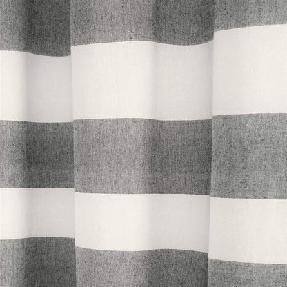 Lush Decor Navy and Gray Cape Cod Cotton Shower Curtain (72" x 72")