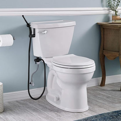 BARROCK Advanced Handheld Bidet Sprayer Set for Toilet, Bathroom Ergonomic Jet Bidet Spray Attachment Kit for Muslim Shower, Feminine Hygiene, Bathing Pets and Washing Baby Cloth Diaper, Matte Black