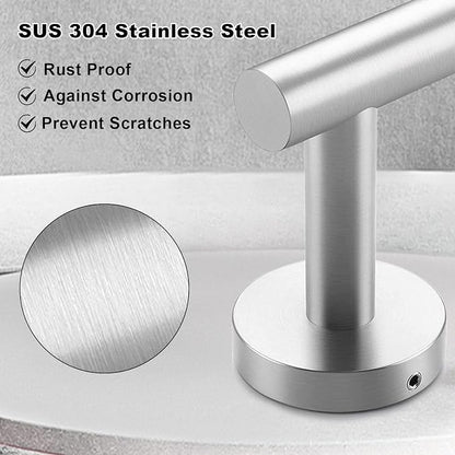 15sets 24inch Brushed Nickel Bathroom Hardware Set, Include 3PCS 24inch Towel Bar, 6PCS Robe Hook, 3PCS Towel Ring, 3PCS Toilet Paper Holder