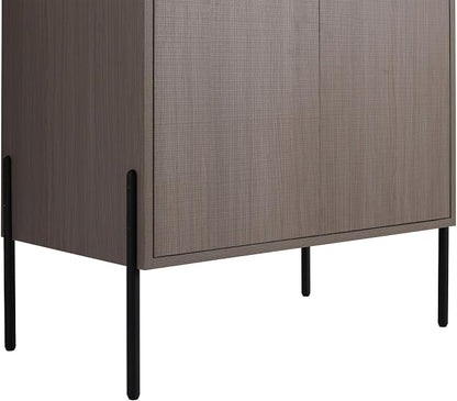 Crownpoint 30 Inch Bathroom Vanity with Sink, White Sink, White Oak Finish, Full Assembly Required, Elegant Bathroom Vanities for Modern Homes
