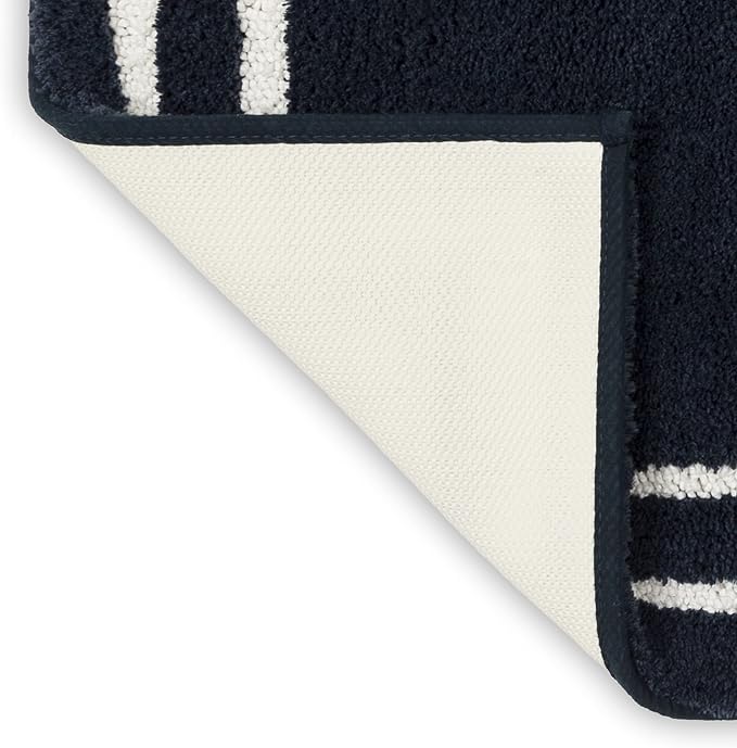 Mohawk Home His Indigo 1' 8" x 2' 10" Bath Mat