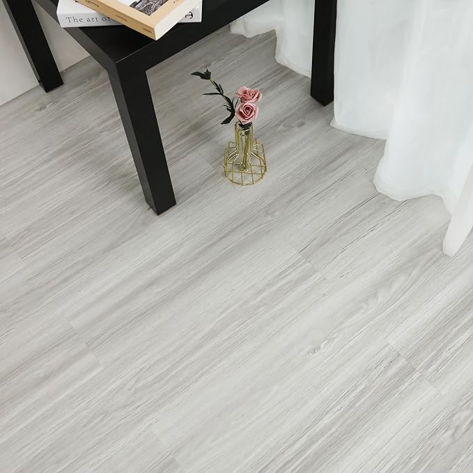Peel and Stick Floor Tile, 70 Pcs, 105.0 Sq.Ft, Vinyl Plank Flooring | Natural Wood Look, Self Adhesive Durable and Waterproof for Transfer Bedroom, Kitchen, RV, Bathroom and Living Room, 36in×6in