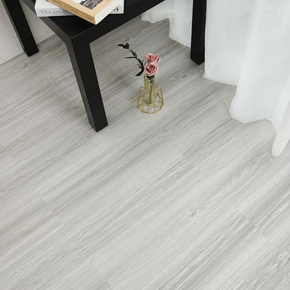 Peel and Stick Floor Tile, 70 Pcs, 105.0 Sq.Ft, Vinyl Plank Flooring | Natural Wood Look, Self Adhesive Durable and Waterproof for Transfer Bedroom, Kitchen, RV, Bathroom and Living Room, 36in×6in