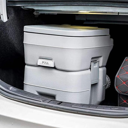 Portable Flush Toilet Portable Toilet Composting Toilet Porta Potty Camping Portable Toilet for Car Camping RV Boat Traveling Roadtripping Caravan (2.65Gallon/5.3 Gallon)