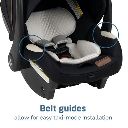 Maxi-Cosi Zelia 2 Luxe 5-in-1 Modular Travel System, Onyx Sand