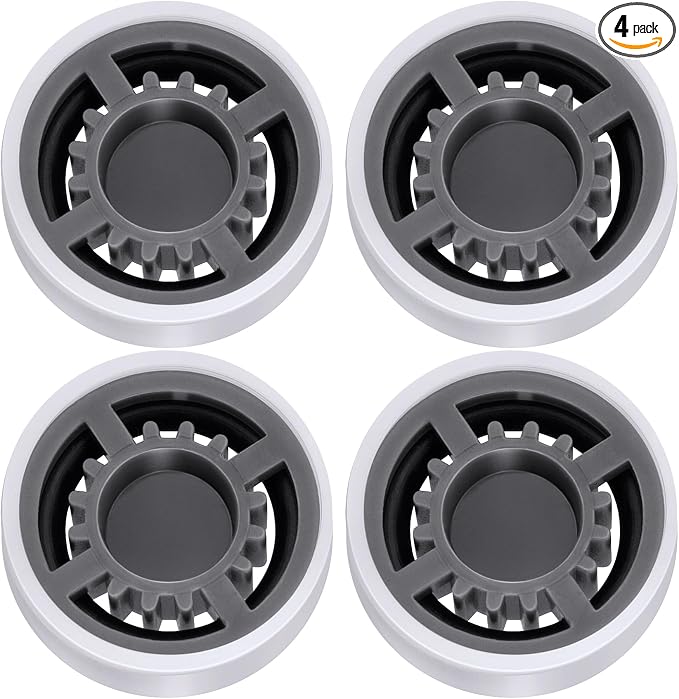 4Pcs Shower Flow Restrictor, Grey Water Flow Reducer Control Value | 3.0 GPM Shower Head Water Saver, Plastic, 0.56 0.54 0.21 in, Universal Size, 14mm Connector
