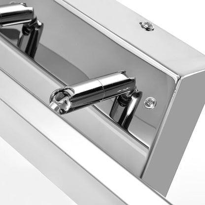 mirrea 24in Modern LED Vanity Lights for Bathroom Chromed,Cold White 5000K | Vanity lighting fixtures, Over Mirror,24watts,Dimmable, Eye-friendly,Frosted acrylic shade,Rust-resistant,Moisture-resistant