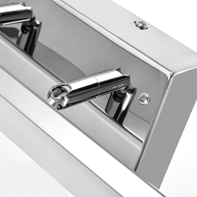 mirrea 24in Modern LED Vanity Light for Bathroom Lighting Dimmable 24w Chromed (Cold White 5000K)