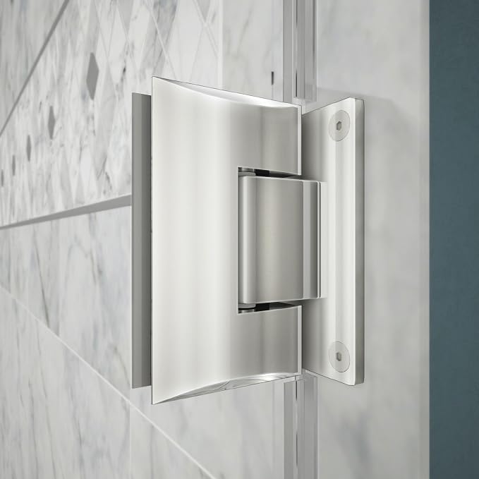 DreamLine Unidoor 23 in. W x 72 in. H Frameless Hinged Shower Door in Chrome, SHDR-20237210F-01
