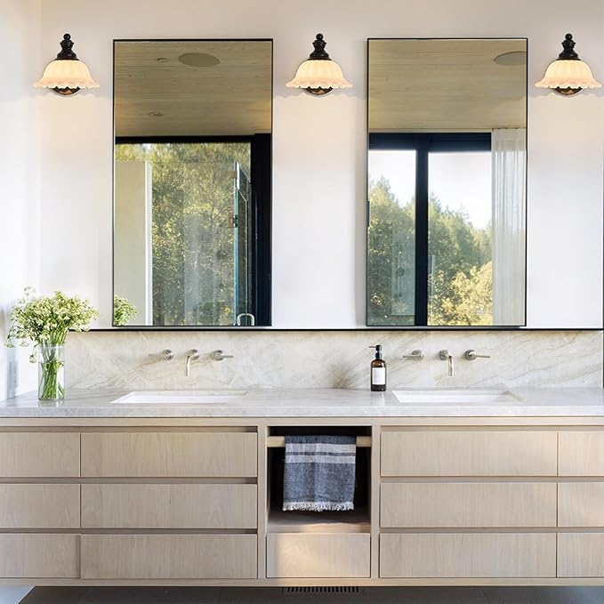 Vanity Light Black Wall Sconces Modern Bathroom Sconces