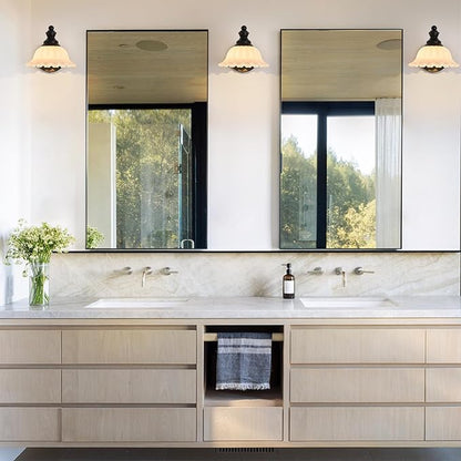 Vanity Light Black Wall Sconces Modern Bathroom Sconces