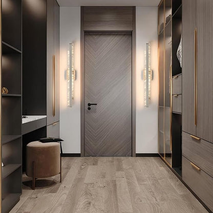 Modern Bathroom Vanity Light: Brushed Nickel 32 inch 28W Dimmable LED Bath Bar Light Fixtures Over Mirror - Wall Sconce Picture Lights for Powder Room Bedroom 3000k