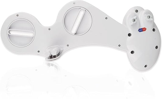 Serenelife Bathroom Bidet Seat Attachment - Fresh & Hot Water Adjustable Function with Plastic Sprayer for Full Cleaning - Standard Non-Electric Mechanical Self Clean Personal Hygiene