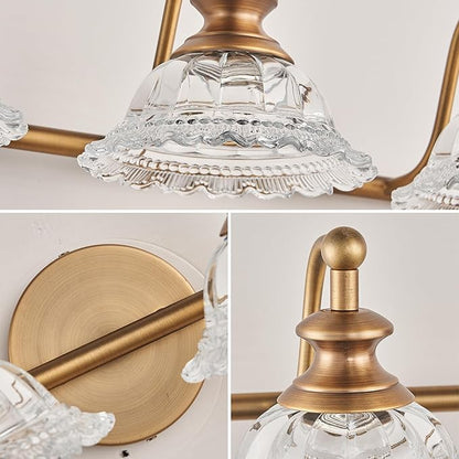45" Bathroom Light 6 Light Vanity Light Fixtures (Exclude G9 Bulb) Vanity Lights for Bathroom
