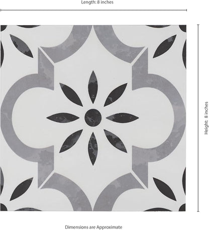 MSI Azila Sample Encaustic Matte Porcelain Wall and Floor Tile for Bathroom, Kitchen Backsplash, and Countertop
